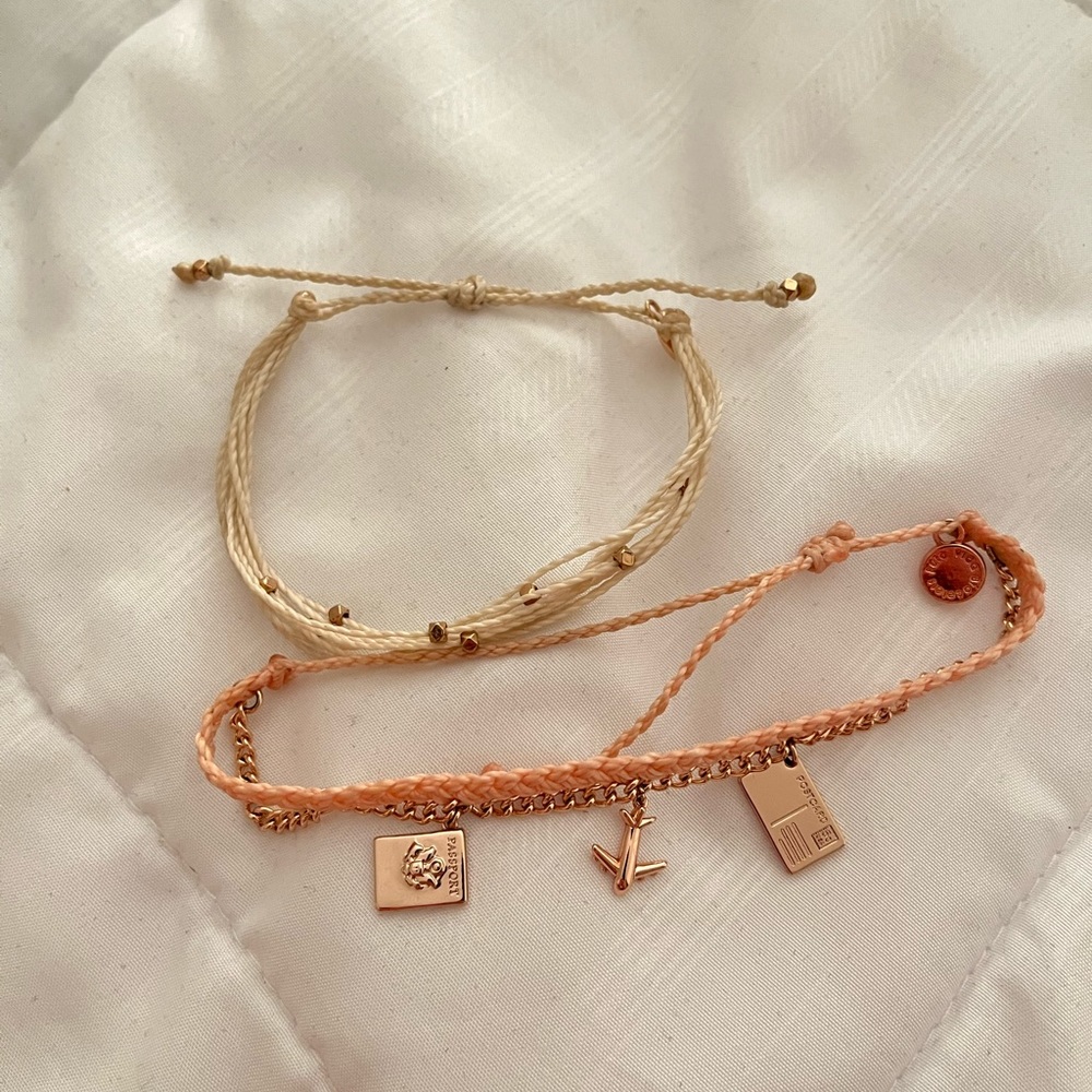 Pura vida travel bracelet set